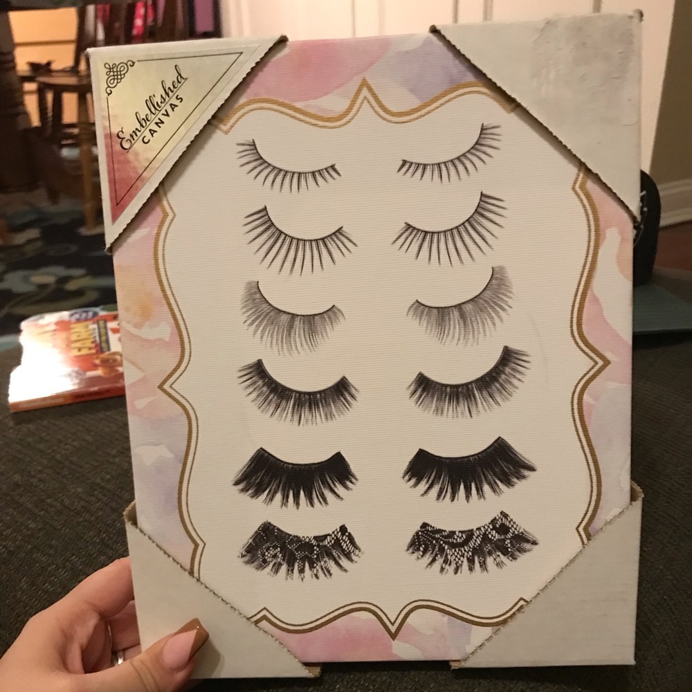 8x10” Eyelashes Canvas print